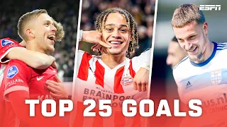 De 2️⃣5️⃣ MOOISTE GOALS van de EREDIVISIE in 2023 🔥