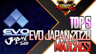 TOP 5 MATCHES: EVO JAPAN 2020 -Ft Infiltration, KnuckleDu, Nemo, Sako, Mago, Nauman