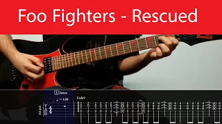 Foo Fighters - Rescued Guitar Cover With Tabs(Standard)