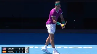 Top 5 Nadal's Crazy Shots 🤯🤯🤯!!! Australian Open 2022 (R1) : Living Legend!