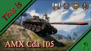 This is AMX Cda 105 - премиум пт-сау Франции (бои World of Tanks с комментариями)