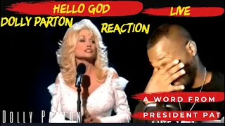 DOLLY PARTON | Hello God | LIVE | REACTION VIDEO