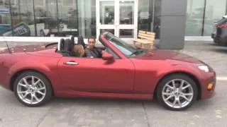 MX5 test drive with the top down !