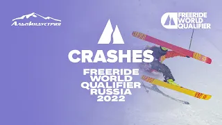 CRASHES. Freeride World Qualifier 2022