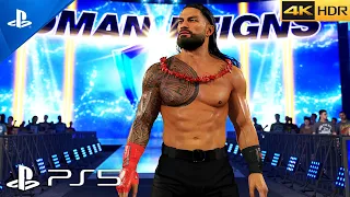 (PS5) WWE 2K23 is ABSOLUTELY AMAZING | Roman Reigns vs Seth Rollins | Ultra Graphics [4K 60FPS HDR]