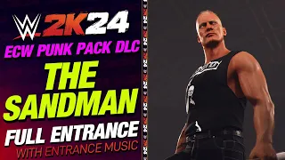 THE SANDMAN WWE 2K24 ENTRANCE - #WWE2K24 ECW PUNK PACK DLC ADD ON