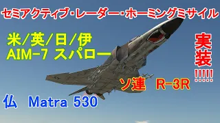 【War Thunder】DEV 1.101　日本1位のRBジェットクランがセミアクティブ・レーダー・ホーミングミサイルを試し打ち