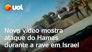 Rave em Israel: Novas imagens mostram o momento em que extremistas do Hamas atacam o festival