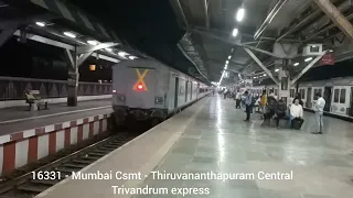 Night train skips at Ambernath Station                 #railways #railfan