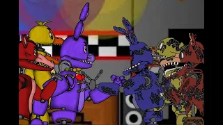 FNaF|Dc2|Unwithered vs Scrap withereds