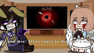 Mr and Mrs Afton react to Michael's song [Part 2]