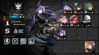 [Arknights] (CC#0 Daily Day 11/12) "Transport Hub - Risk 8" Low rarities + Eyja