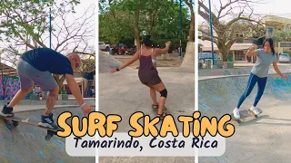 Surfskating in Tamarindo, Costa Rica