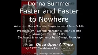 Donna Summer - Faster and Faster to Nowhere LYRICS - SHM "Once Upon A Time" 1977