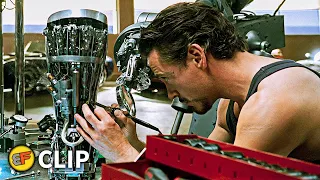 Tony Stark Making the Mark II Armor Scene | Iron Man (2008) Movie Clip HD 4K