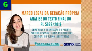 Aulão: Marco Legal da Geração Própria - entenda a proposta e próximos passos