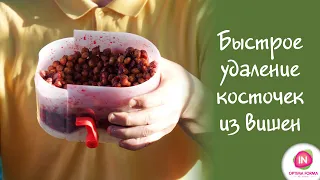 Быстрое удаление косточек из вишен