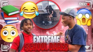 EXTREME SCHOOL DARES!!🥵👀 #viral #vlog #funny #publicinterview/ HIGHSCHOOL EDITION /