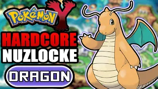 Pokémon Y Hardcore Nuzlocke - Dragon Type Pokémon Only! (No items, No overleveling)