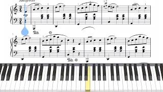 Waltz in A Minor. Chopin. Relax. Learning Piano. How to play the piano. Intermediate Level. #piano