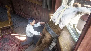 Red Dead Redemption 2 PC 60FPS - Saloon Fights Vol.32 (Euphoria Physics)