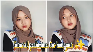 4 Tutorial Hijab Pashmina For Hangout 🧕🏻💕