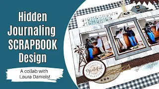 Scrapbook Layout Design / Hidden Journaling Pocket