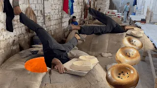 How acrobatic bakers make 15 000 breads a day | Legendary Samarkand bread