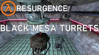Black Mesa Ceiling & Ground Turrets | Half-Life Resurgence