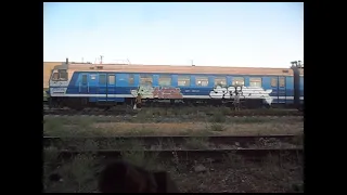 Astrakhan' commuter train graffiti 2011