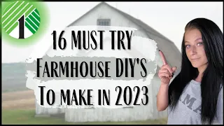 16 DOLLAR TREE FARMHOUSE HOME DECOR DIY'S TO TRY IN 2023