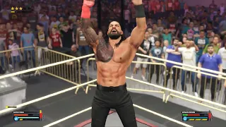 Super Cena vs Roman Reigns