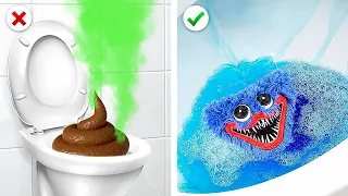 RICH Vs BROKE TOILET HACKS – Genius BATHROOM GADGETS || Funny Situations by Woosh!