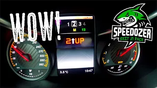 GAD powered AMG GT-S acceleration 100 - 200 kph km/h ► #SPEEDOZER | best in pace