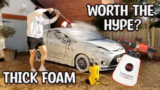Transforming Dirty Car with Snow Foam for the First Time *Satisfying*