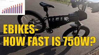 EBikes How Fast Is 750W? Up to 4000W