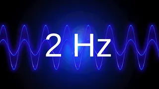 2 Hz clean pure sine wave BASS TEST TONE frequency