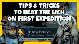 Loop Hero In Time For Lunch Achievement Guide - Tips for Beating Lich on First Expedition