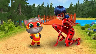 КТО КРУЧЕ? ГОВОРЯЩИЙ КОТ ТОМ HERO - TALKING TOM ПРОТИВ Леди Баг - LadyBug! МЕГА ЧЕЛЛЕНДЖ! #262