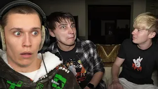 Reacting to Sam & Colby Surviving A Week at The Conjuring House!