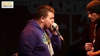 STFX vs RHYTHMANIAC | Top 16 Battles | Greek Beatbox Championship 2013