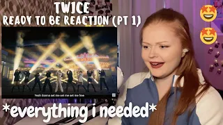 TWICE READY TO BE Reaction - Part 1 (Set Me Free / Moonlight Sunrise / Got the Thrills)