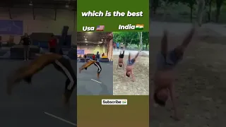 which is the best india vs usa battle challenge // Boys fitnest video open challenge / #shorts #gym