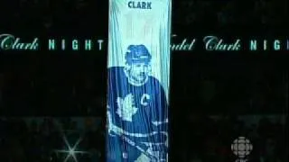 Toronto Maple Leafs honour Wendel Clark