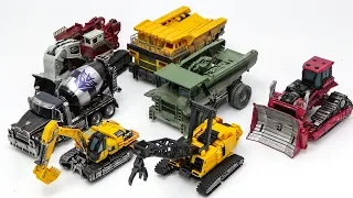 Transformers Movie 2 ROTF Decepticon Construction 7 Vehicles Trnasform Robots Toys