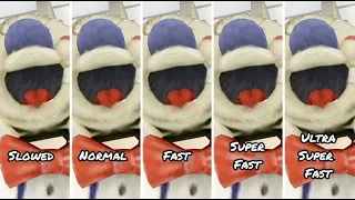 Ice Scream 6 Slowed Normal Fast Super Fast Ultra Super Fast