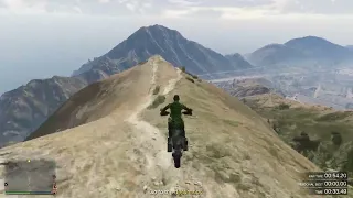 Down Chiliad Time Trial Mount Chiliad GTA Online