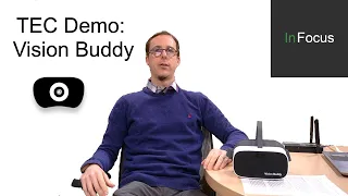 Vision Buddy Low Vision TV Watching System Demonstration