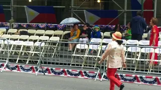 120th Philippine Independence Day Parade NYC pt.4/27 Umbrella up Umbrella down