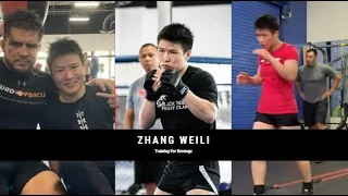 ZHANG WEILI | TRAINING FOR ROSE NAMAJUNAS REMATCH #UFC